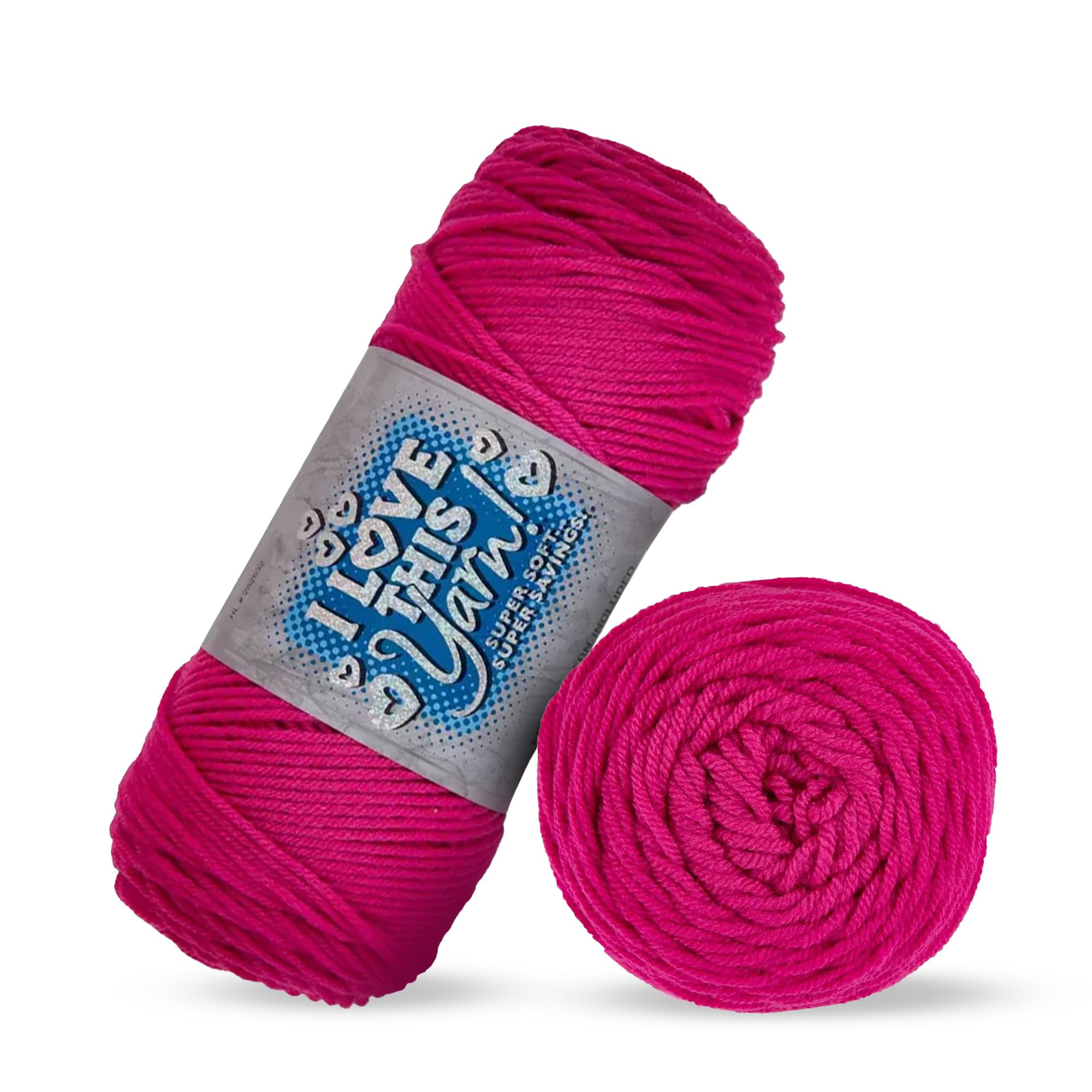Amazon.com: I Love This Yarn 4 - Medium Soft Acrylic Yarn for